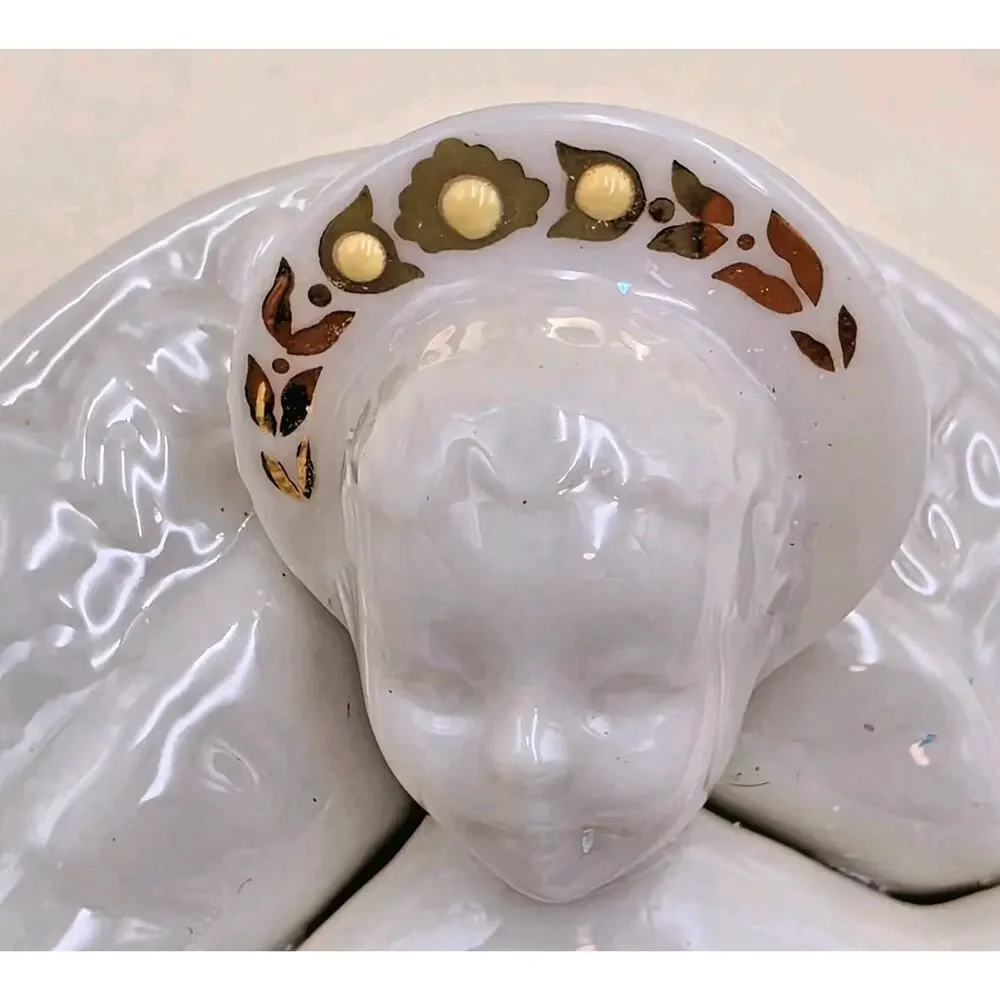 Lenox China Jewels Ivory Nativity Porcelain Joseph, Mary & Baby Jesus in Box